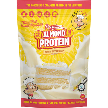 Macro Mike Premium Almond Protein Vanilla Buttercream