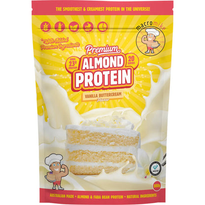 Macro Mike Premium Almond Protein Vanilla Buttercream
