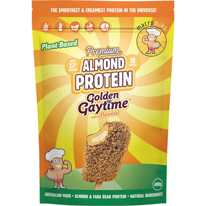 Macro Mike Premium Almond Protein Golden Gaytime