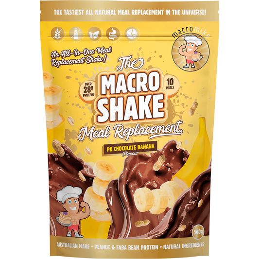 The Macro Shake Meal Replacement PB Chocolate Banana