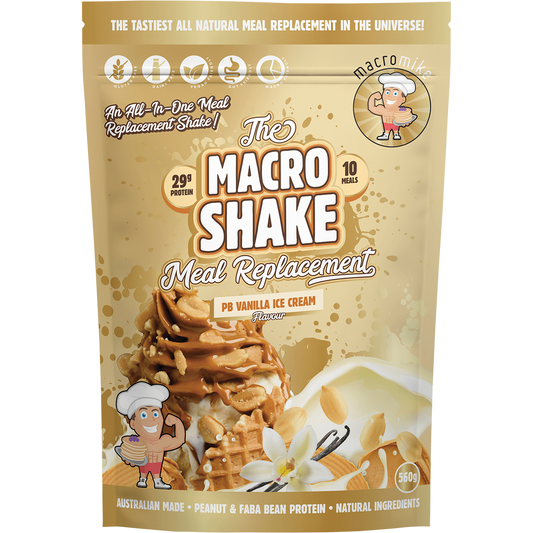 The Macro Shake Meal Replacement PB Vanilla Ice Cream