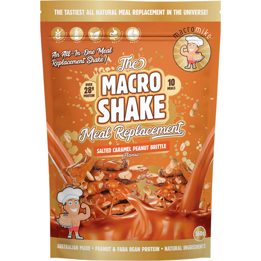 The Macro Shake Meal Replacement Salted Caramel Peanut