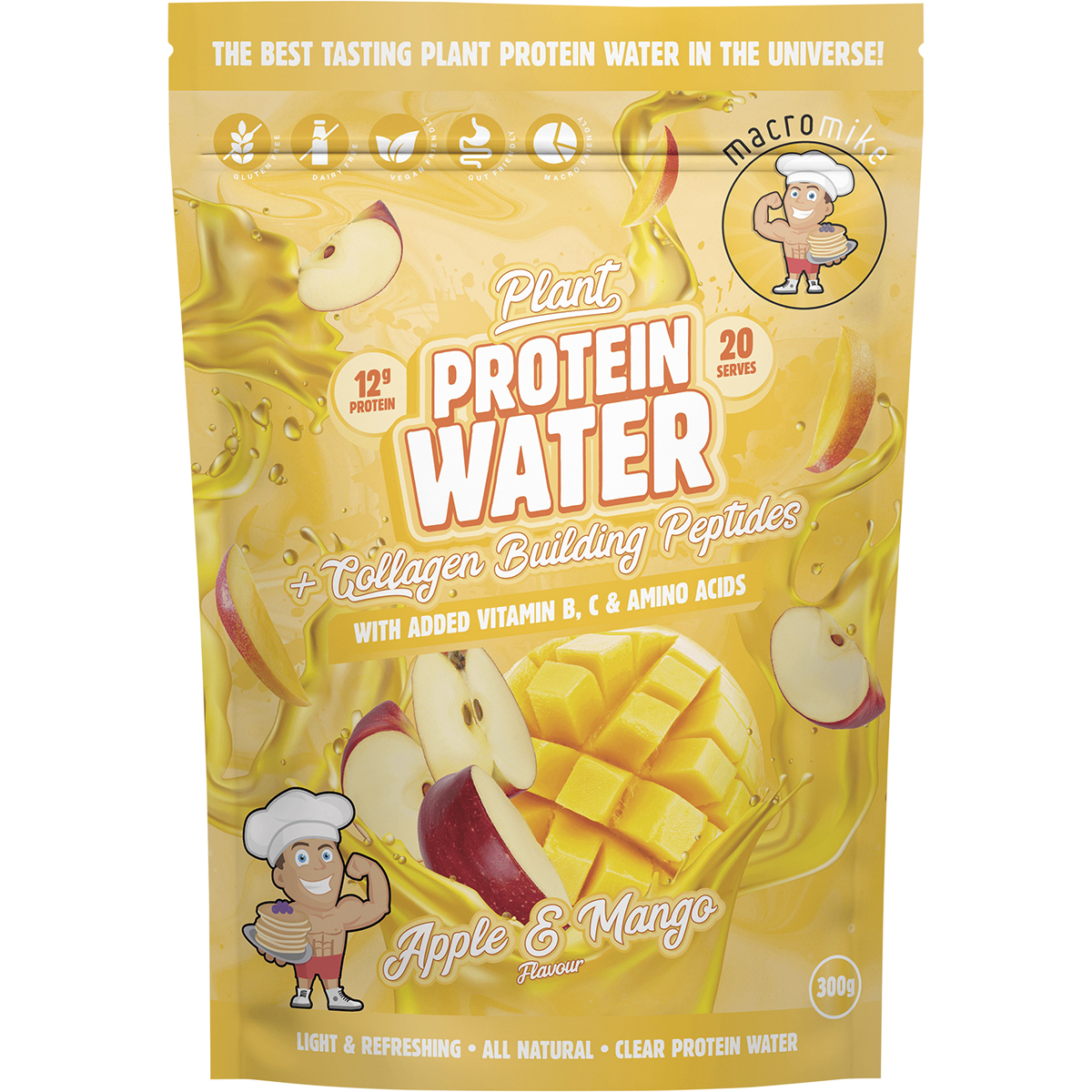 Plant Protein Water Apple & Mango