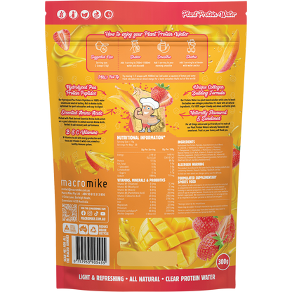 Plant Protein Water Strawberry Mango
