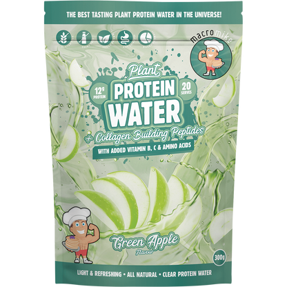 Plant Protein Water Green Apple