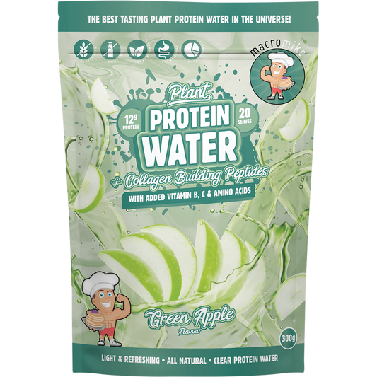 Plant Protein Water Green Apple