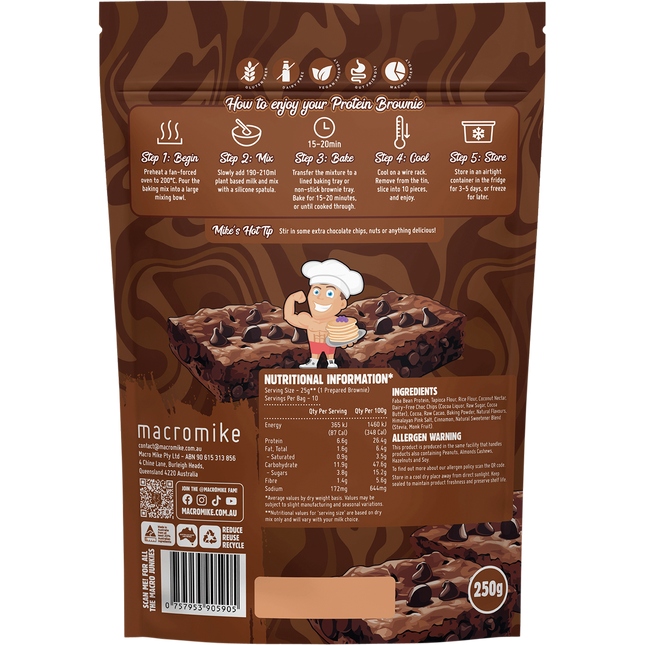 Protein Brownie Baking Mix Double Choc