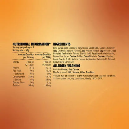 Macro Mike Protein Indulgence Bar Peanut Choc Caramel Crunch 12x50g