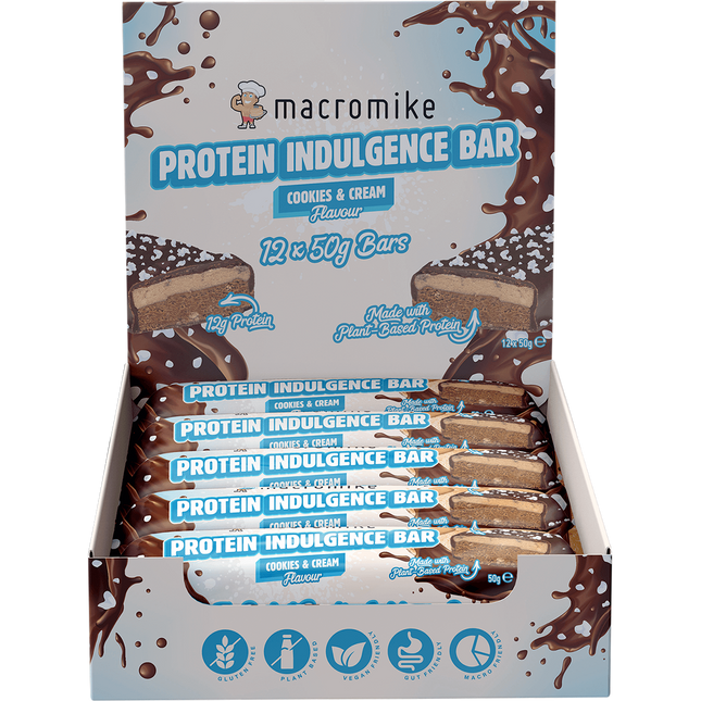 Protein Indulgence Bar Cookies & Cream - Box