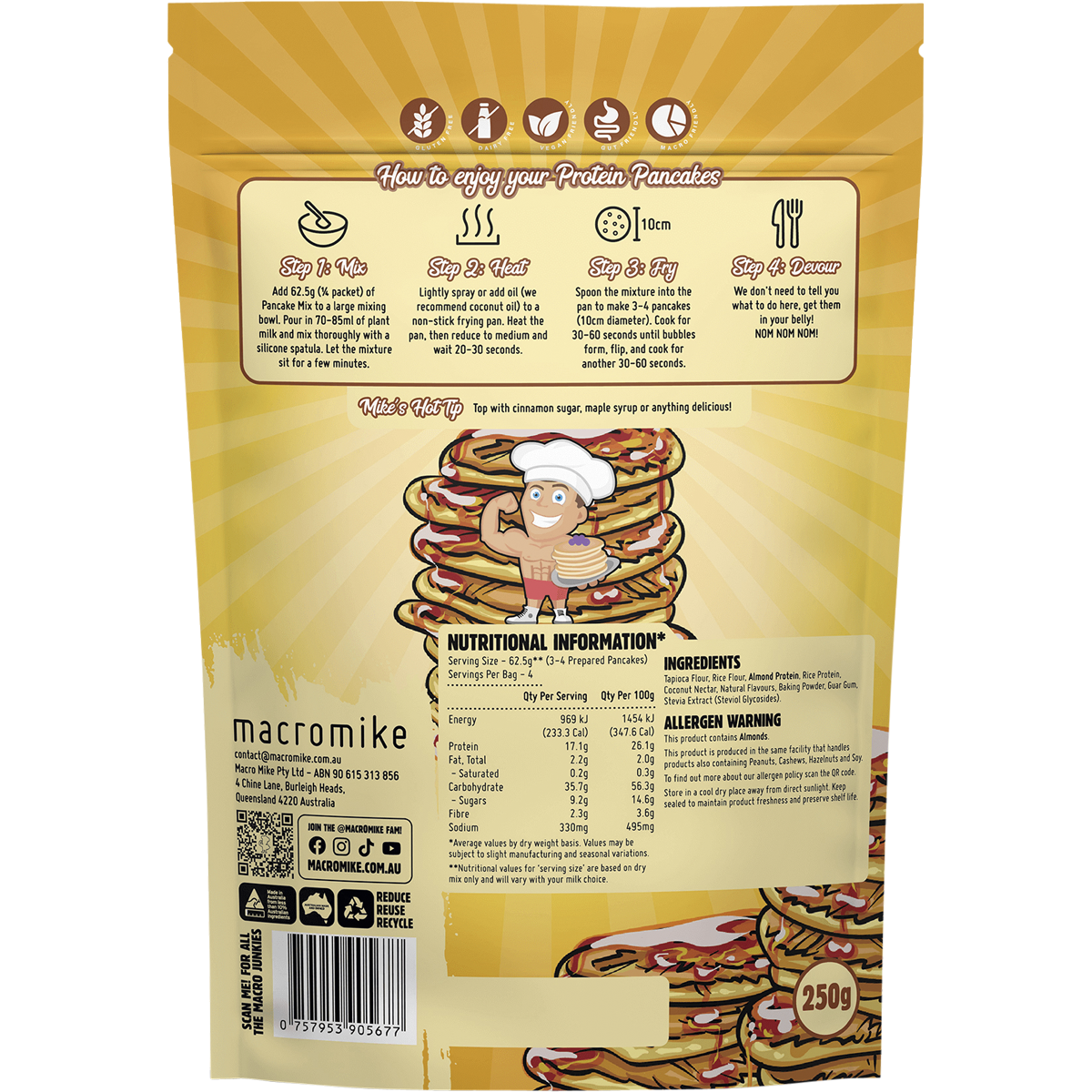 Protein Pancake Baking Mix Original