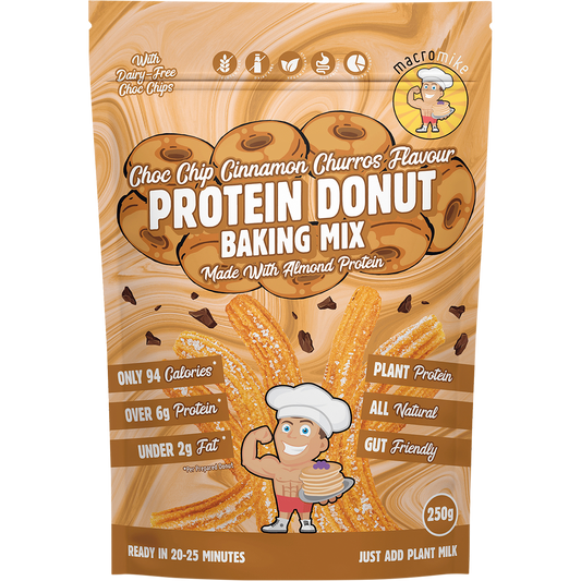 Protein Donut Baking Mix Choc Chip Cinnamon Churros