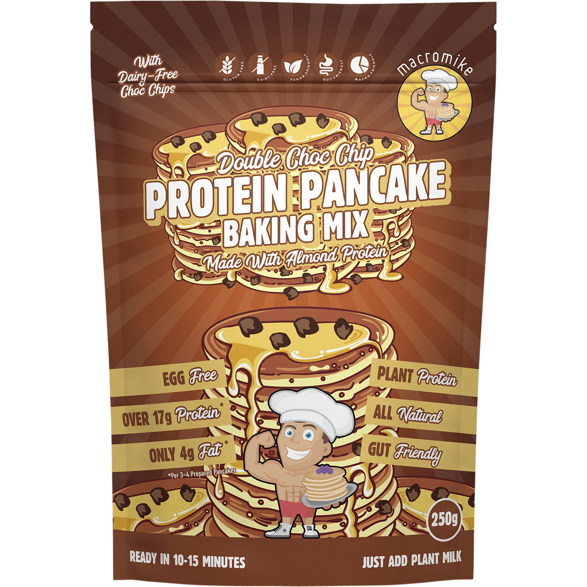 Protein Pancake Baking Mix Double Choc Chip