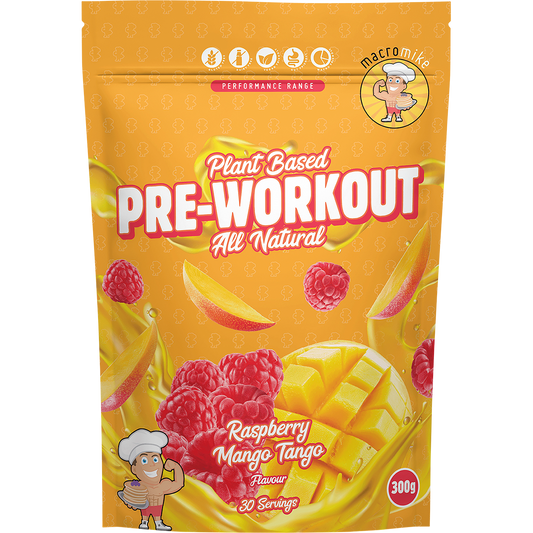 Plant Based Pre Workout Raspberry Mango Tango