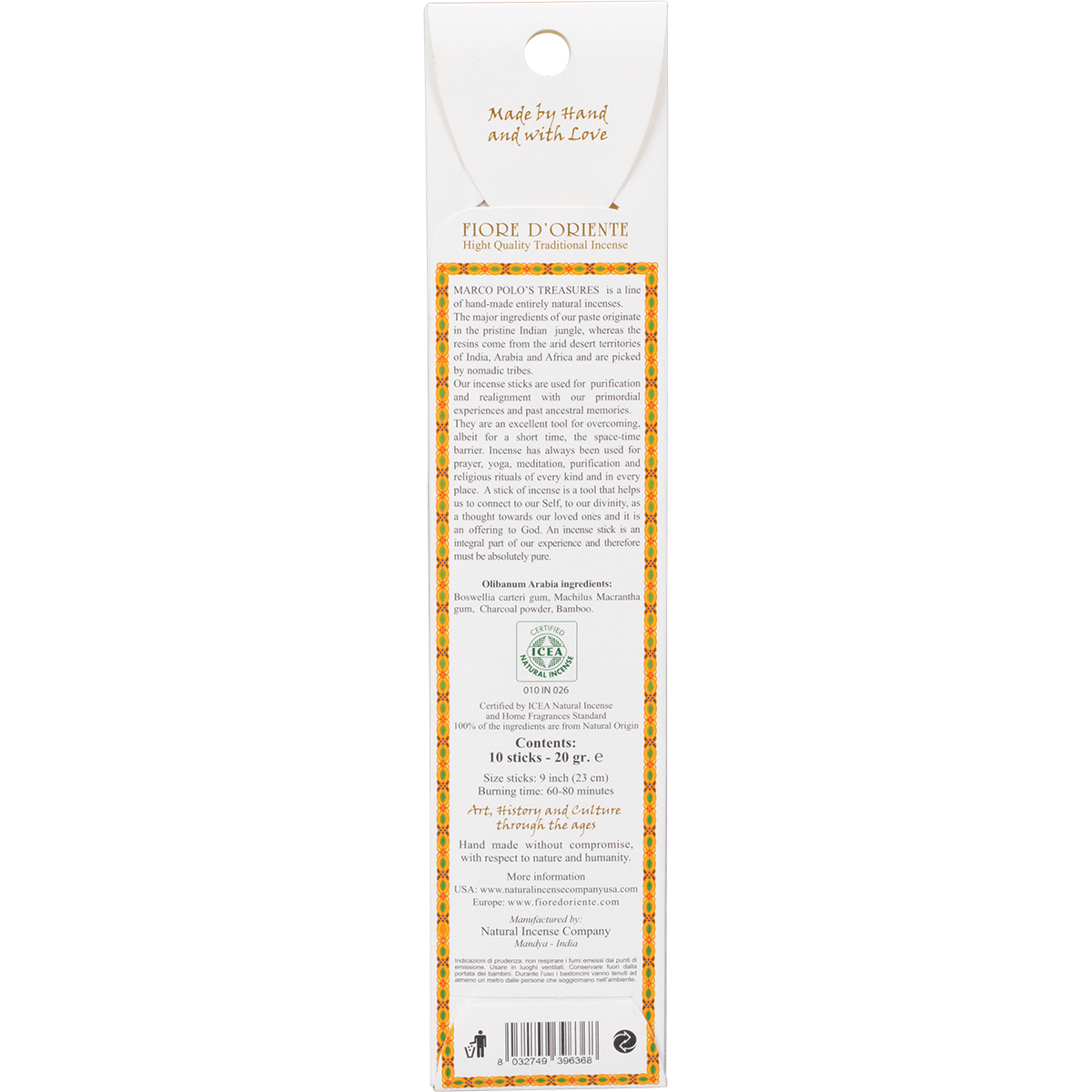 Incense Sticks Olibanum Arabia