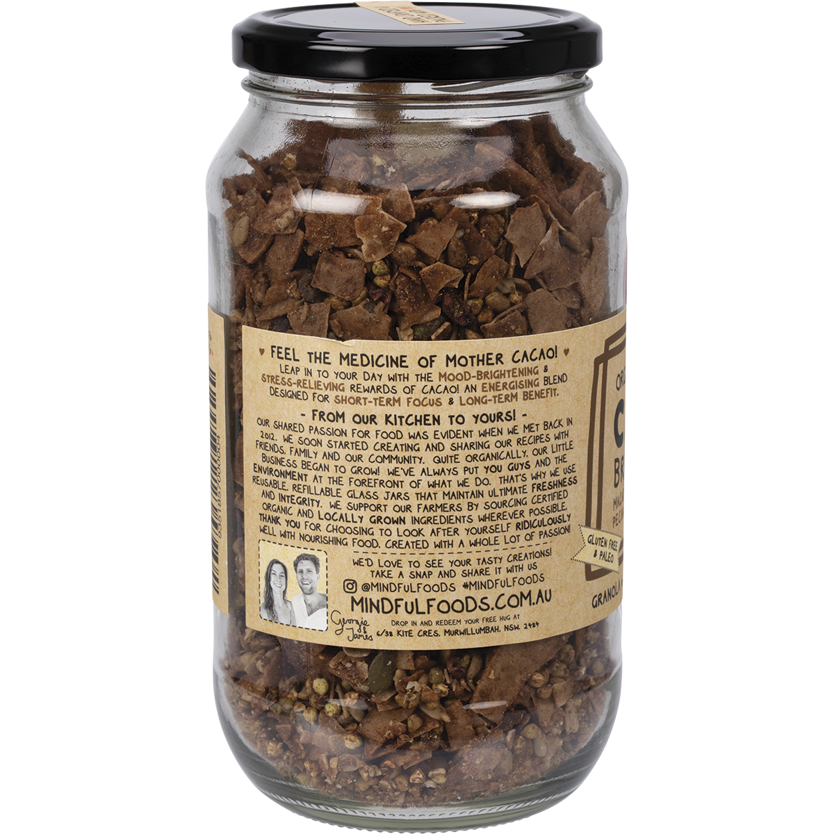 Cacao Brain Power Granola Organic & Activated