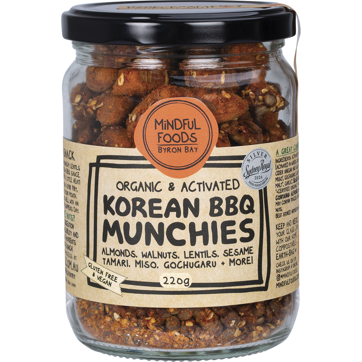 Korean BBQ Munchies Organic & Activated