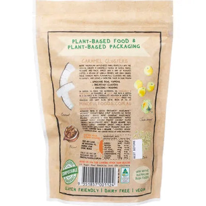 Mindful Foods Caramel Clusters Native Wattle Seed Organic & Activated 200g
