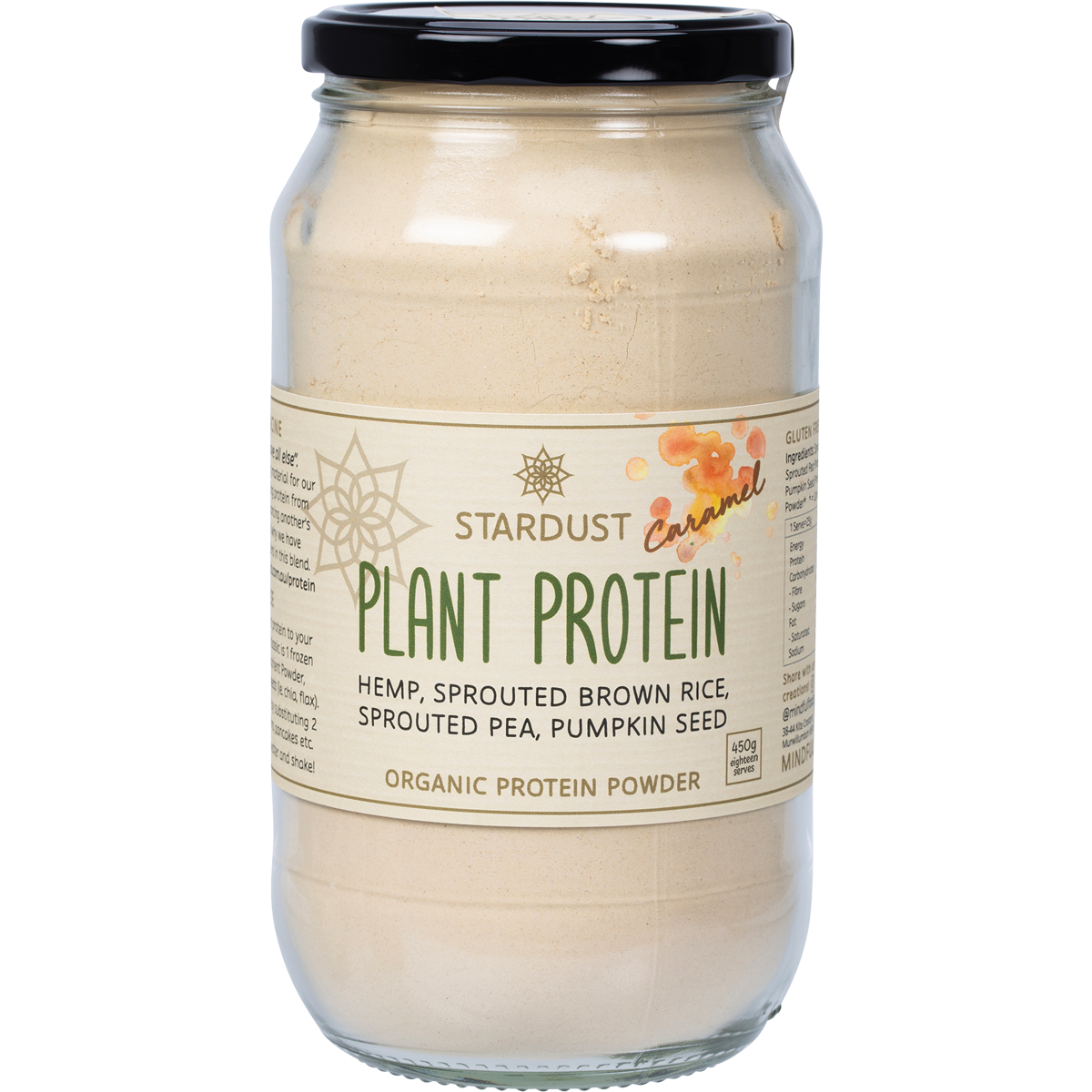Stardust Caramel Plant Protein Powder
