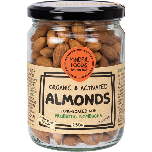 Mindful Foods Almonds Organic & Activated 250g