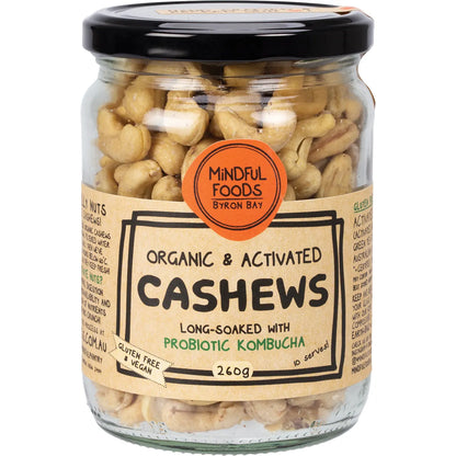 Mindful Foods Cashews Organic & Activated 260g