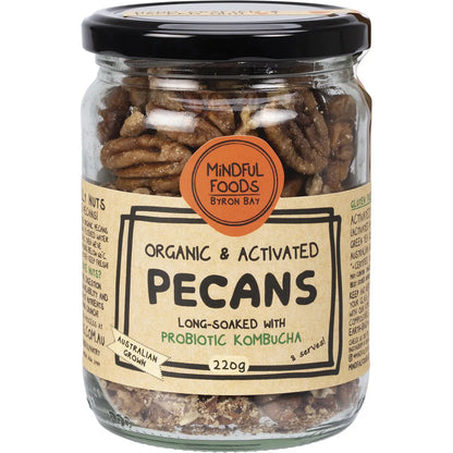 Mindful Foods Pecans Organic & Activated 220g
