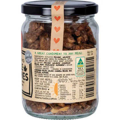 Mindful Foods Maple Munchies Organic & Activated 220g