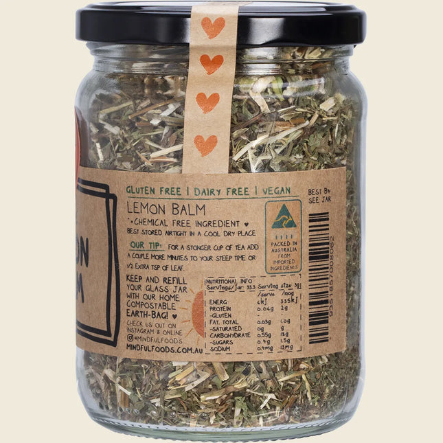 Mindful Foods - Lemon Balm Organic 40g