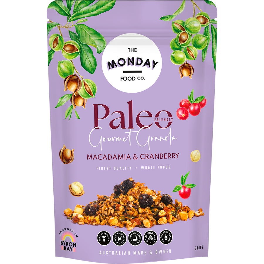Paleo Gourmet Granola Macadamia & Cranberry