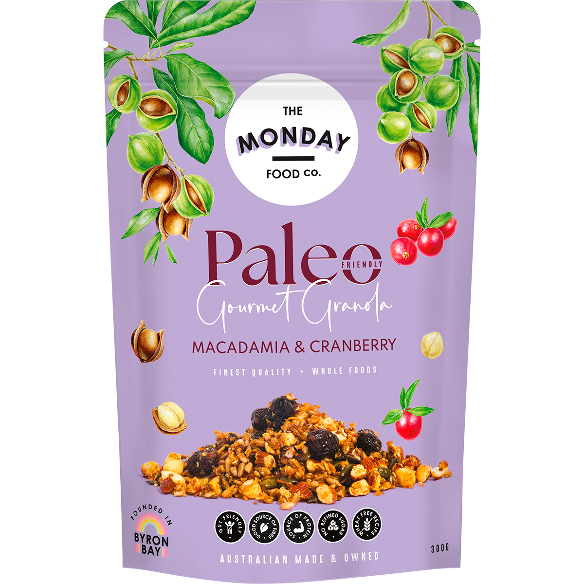 Paleo Gourmet Granola Macadamia & Cranberry