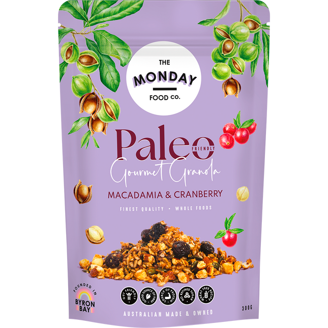 Paleo Gourmet Granola Macadamia & Cranberry