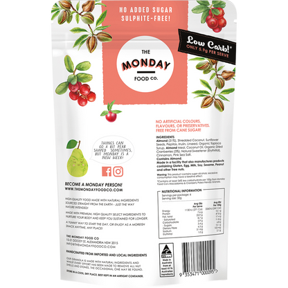 Keto Gourmet Granola Cranberry Clusters