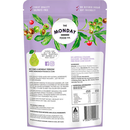 Paleo Gourmet Granola Macadamia & Cranberry