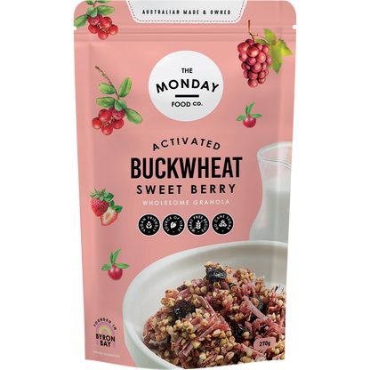 Activated Buckwheat Granola Sweet Berry