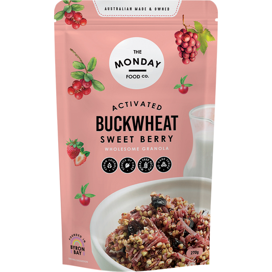 Activated Buckwheat Granola Sweet Berry