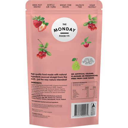 Activated Buckwheat Granola Sweet Berry