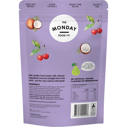 Activated Buckwheat Granola Sour Cherry