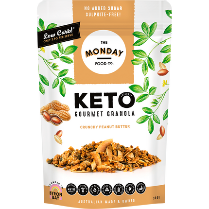Keto Gourmet Granola Crunchy Peanut Butter