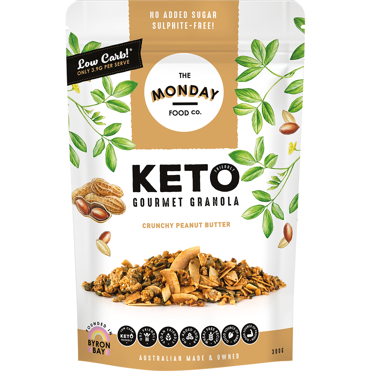Keto Gourmet Granola Crunchy Peanut Butter
