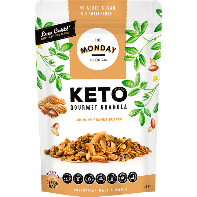 Keto Gourmet Granola Crunchy Peanut Butter