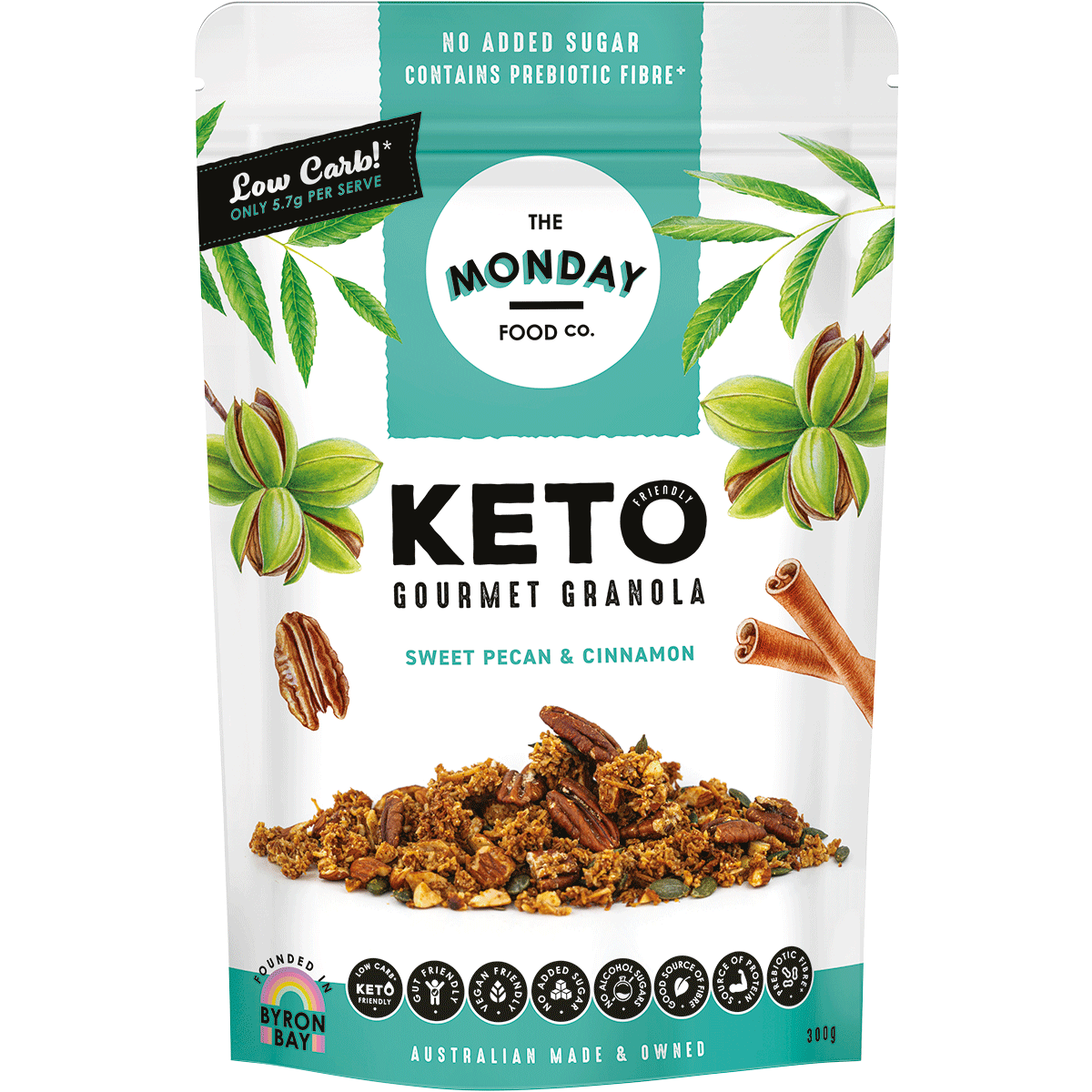 Keto Gourmet Granola Sweet Pecan & Cinnamon