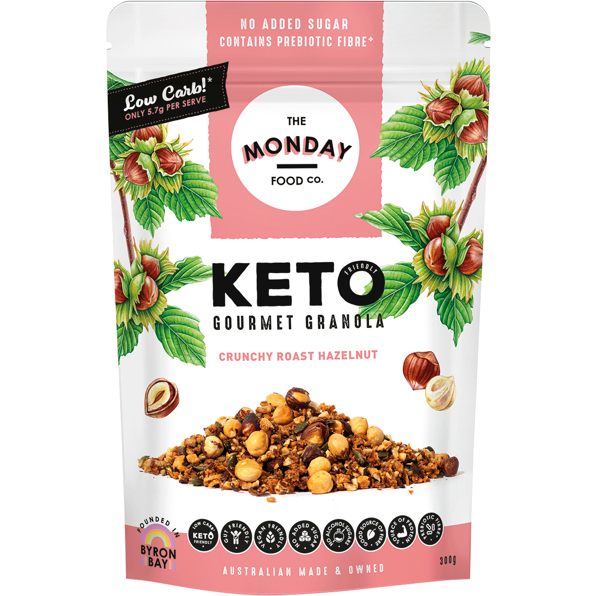 Keto Gourmet Granola Crunchy Roast Hazelnut