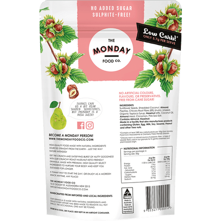 Keto Gourmet Granola Crunchy Roast Hazelnut