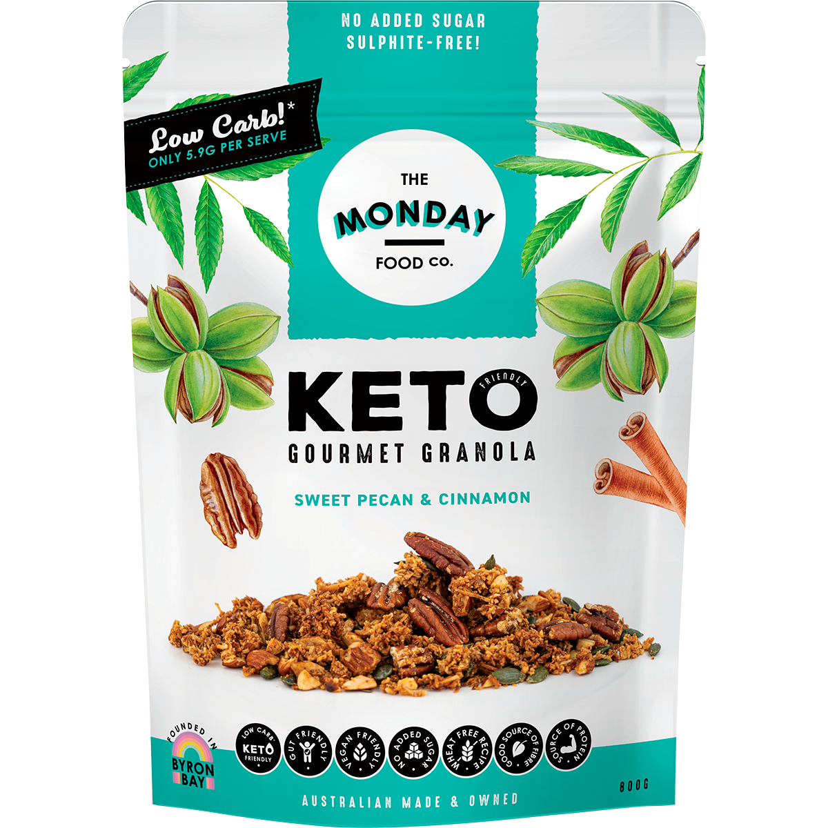 Keto Gourmet Granola Sweet Cinnamon Pecan
