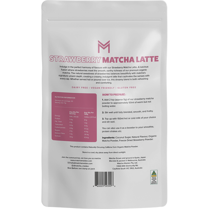 Strawberry Matcha Latte