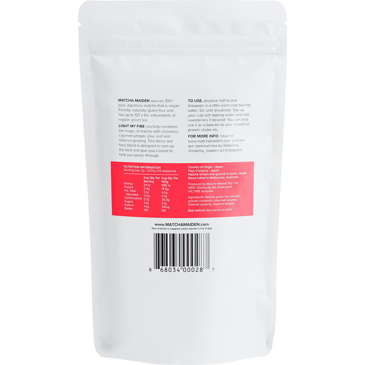 Matcha Fiery Mix Blend