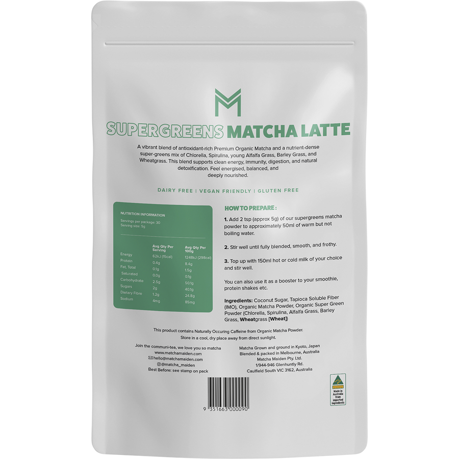 Supergreens Matcha Latte