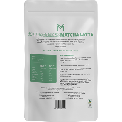 Supergreens Matcha Latte
