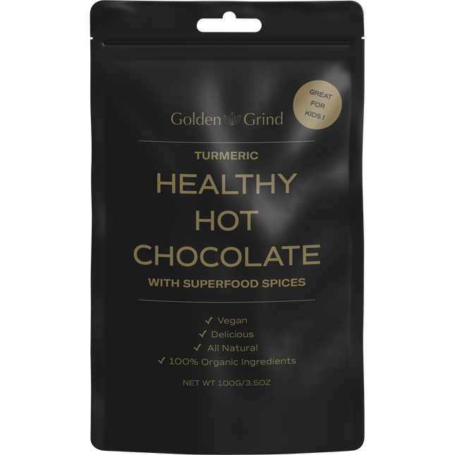 Golden Grind Healthy Turmeric Hot Chocolate Blend