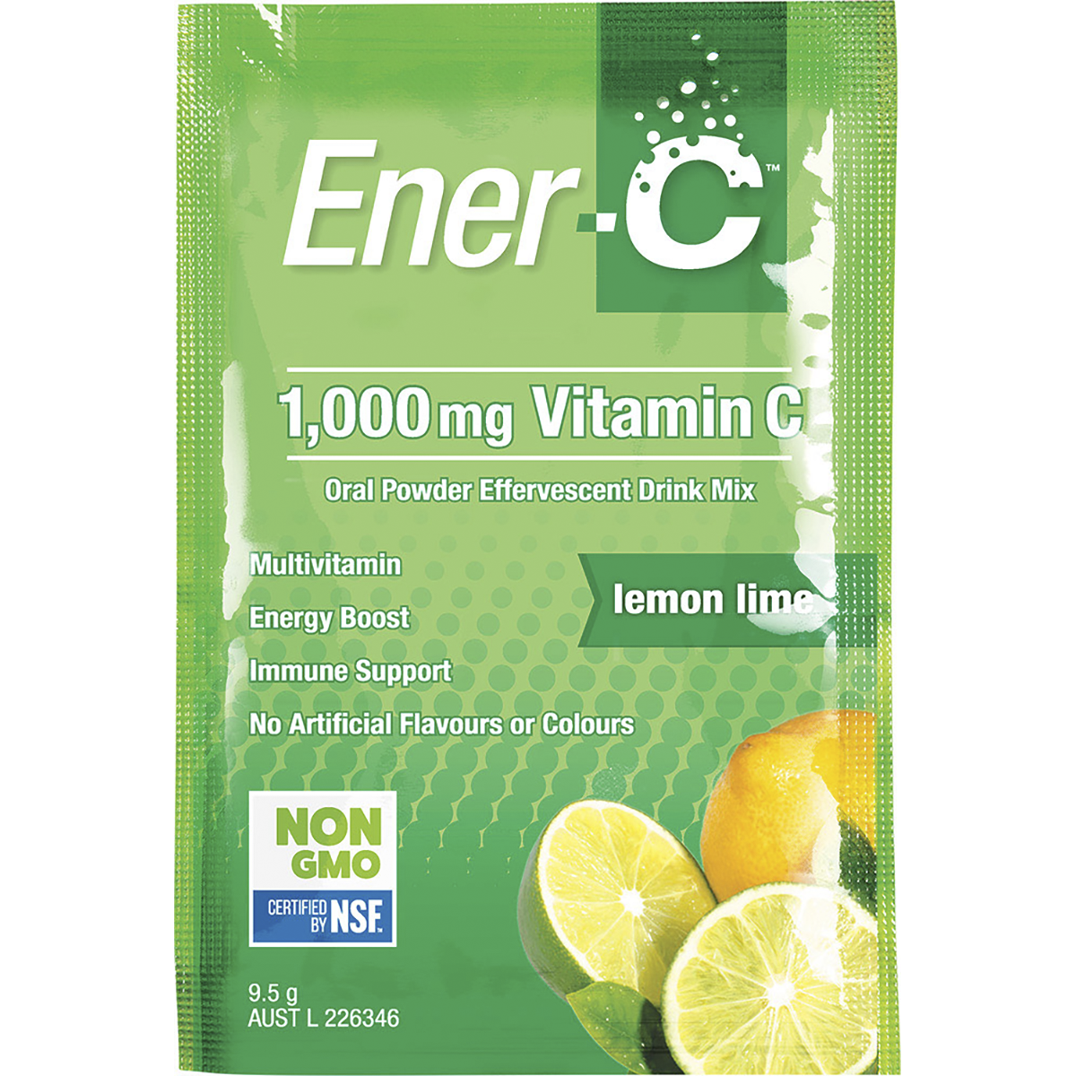 Ener-C 1000mg Vitamin C Drink Mix Lemon Lime Sachets