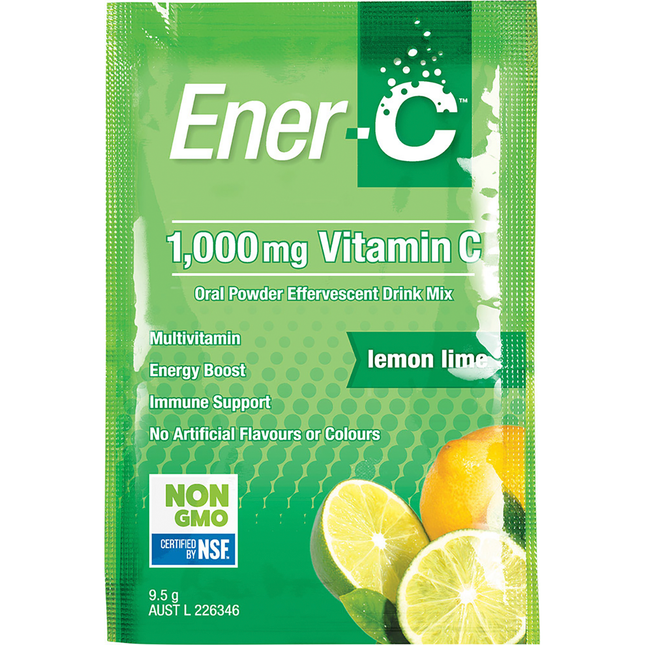 Ener-C 1000mg Vitamin C Drink Mix Lemon Lime Sachets